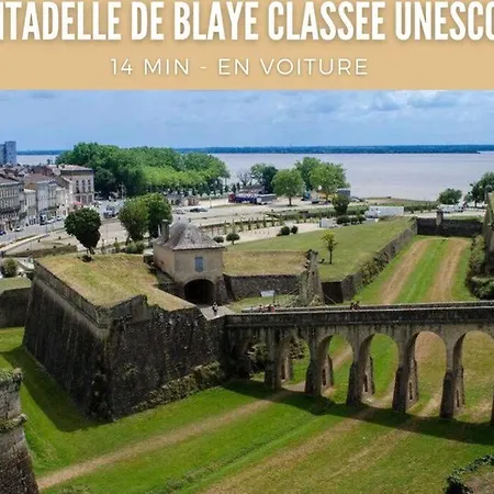 Il Était Une Nuit-Superbe Studio-10min de Blaye Apartamento